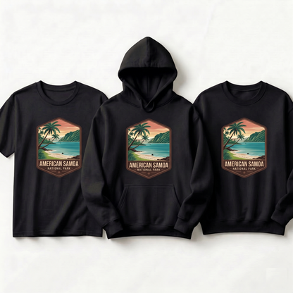 Custom American Samoa National Park Shirt, National Park Hoodie, Nature Sweatshirt, Personalized Travel Gift, National Park Badge Tee