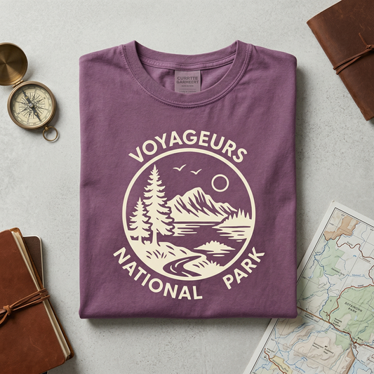 Custom Voyageurs National Park Hoodie - Vintage Minnesota Sweatshirt - Retro Voyageurs Pullover - Personalized Nature Gift