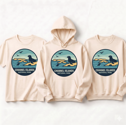Custom Channel Islands National Park Shirt, Vintage California Hoodie, Retro Marine Life Sweatshirt,  National Park Souvenir Apparel