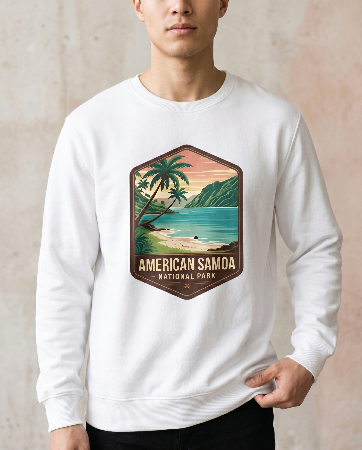 Custom American Samoa National Park Shirt, National Park Hoodie, Nature Sweatshirt, Personalized Travel Gift, National Park Badge Tee