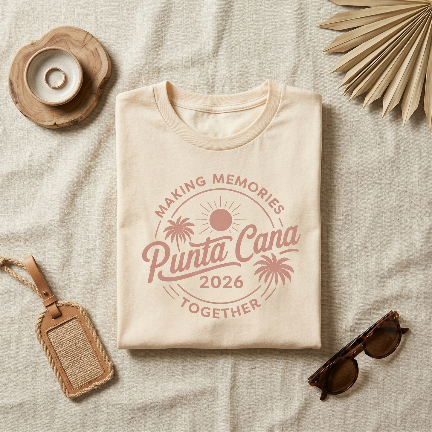 Custom Punta Cana 2026 Family Vacation Shirts | Personalized Matching Beach Hoodies | Making Memories Together Group Sweatshirt