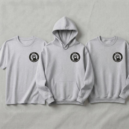 Custom Stay Pawsitive Hoodie, Personalized Dog Mom Sweatshirt, Custom Pet Name Hoodie, Paw Print Graphic Pullover, Pet Lover Gift,