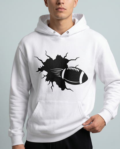 Custom Football Breakthrough Shirt, Personalized  Hoodie, Football Sweatshirt, Sports Team Apparel, Custom Player Name Football Tee