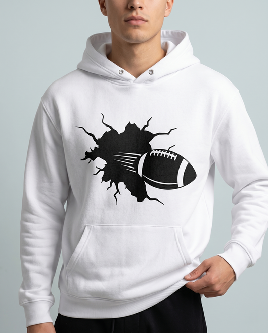Custom Football Breakthrough Shirt, Personalized  Hoodie, Football Sweatshirt, Sports Team Apparel, Custom Player Name Football Tee