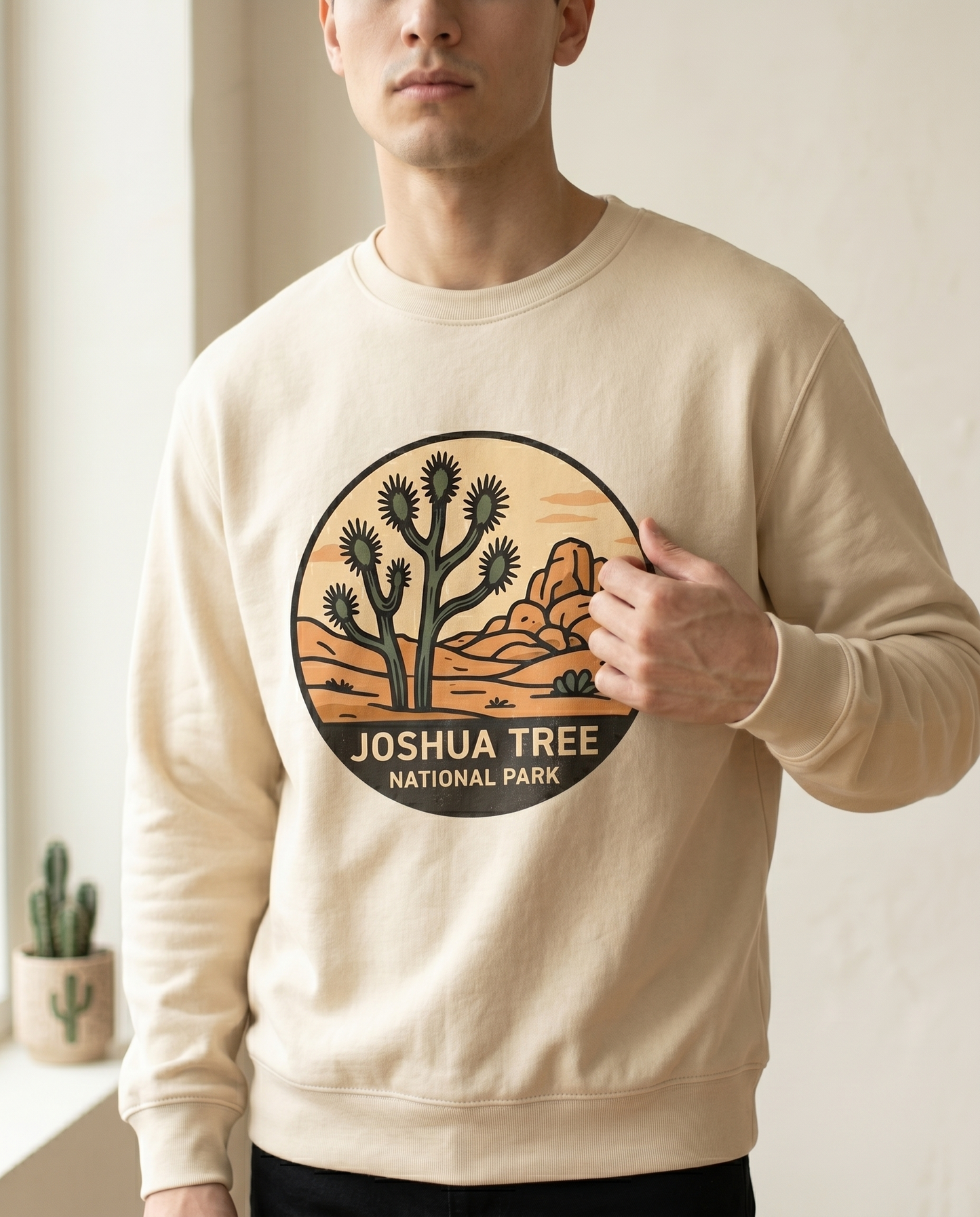 Custom Joshua Tree National Park Shirt, Vintage California Hoodie, Personalized Nature Lover Sweatshirt,  Retro Outdoor Adventure Apparel