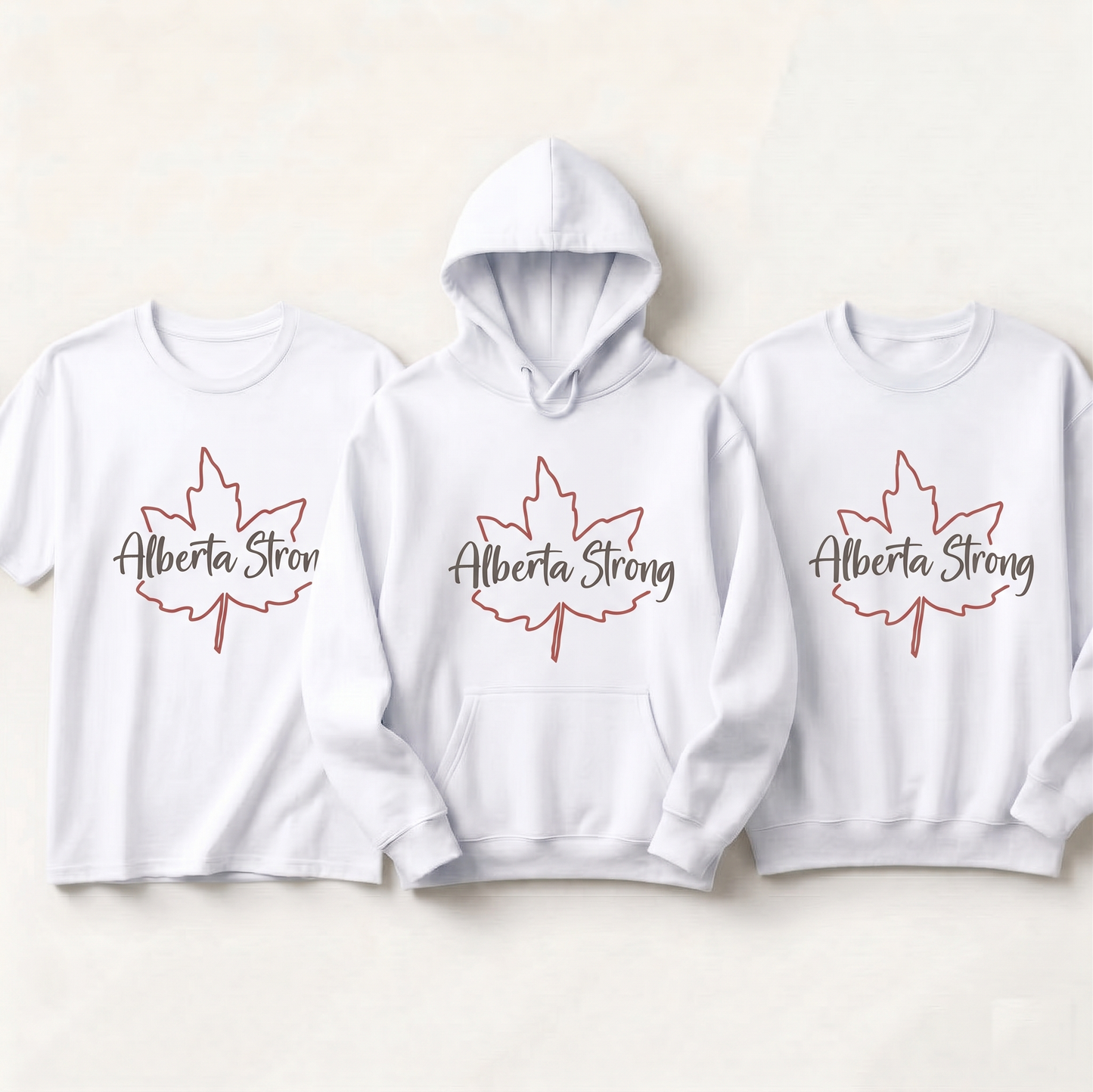 Custom Alberta Strong T-Shirt, Hoodie, or Sweatshirt | Personalized Canadian Graphic Tee | Alberta Gift | Unisex Minimalist Comfort Wear