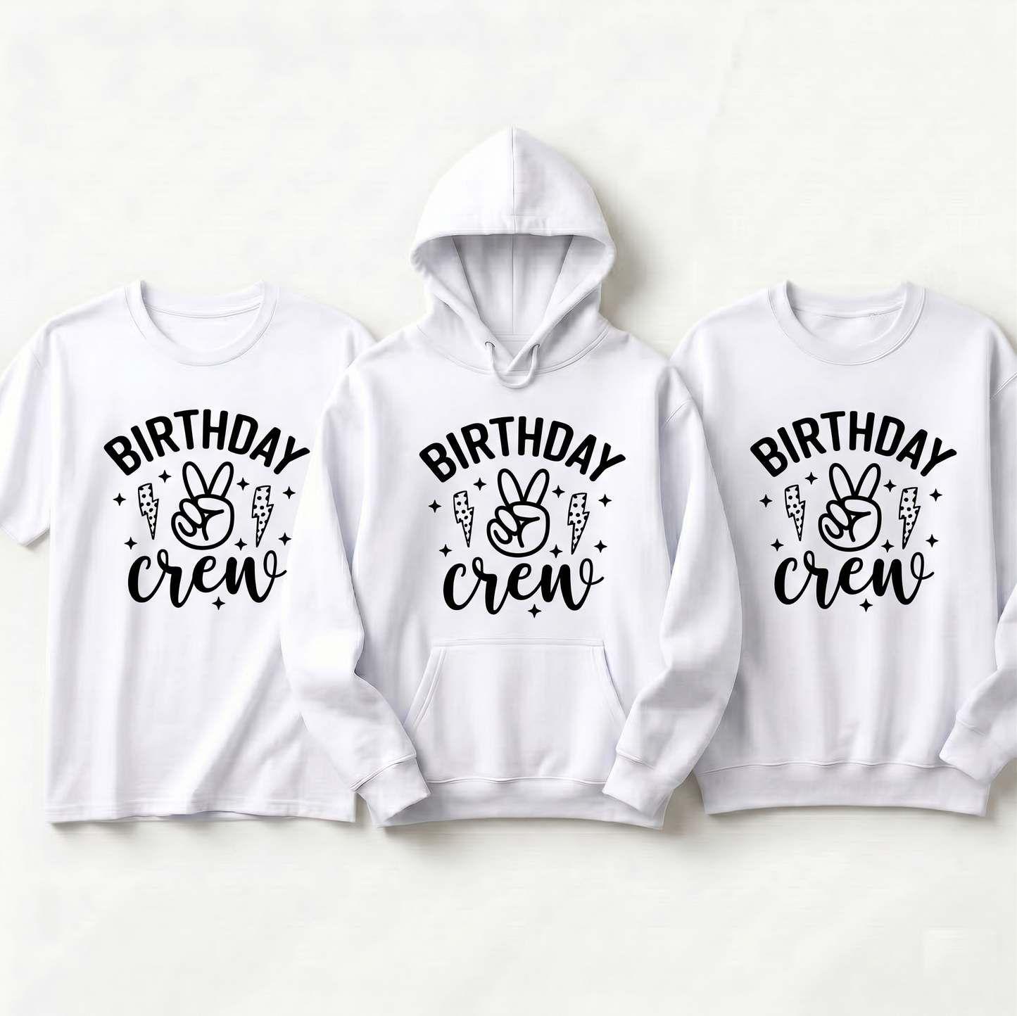 Custom Retro Birthday Crew Hoodie, Groovy Birthday Squad Sweatshirt, Personalized Sign Birthday T-Shirt, Matching Birthday Party Shirts