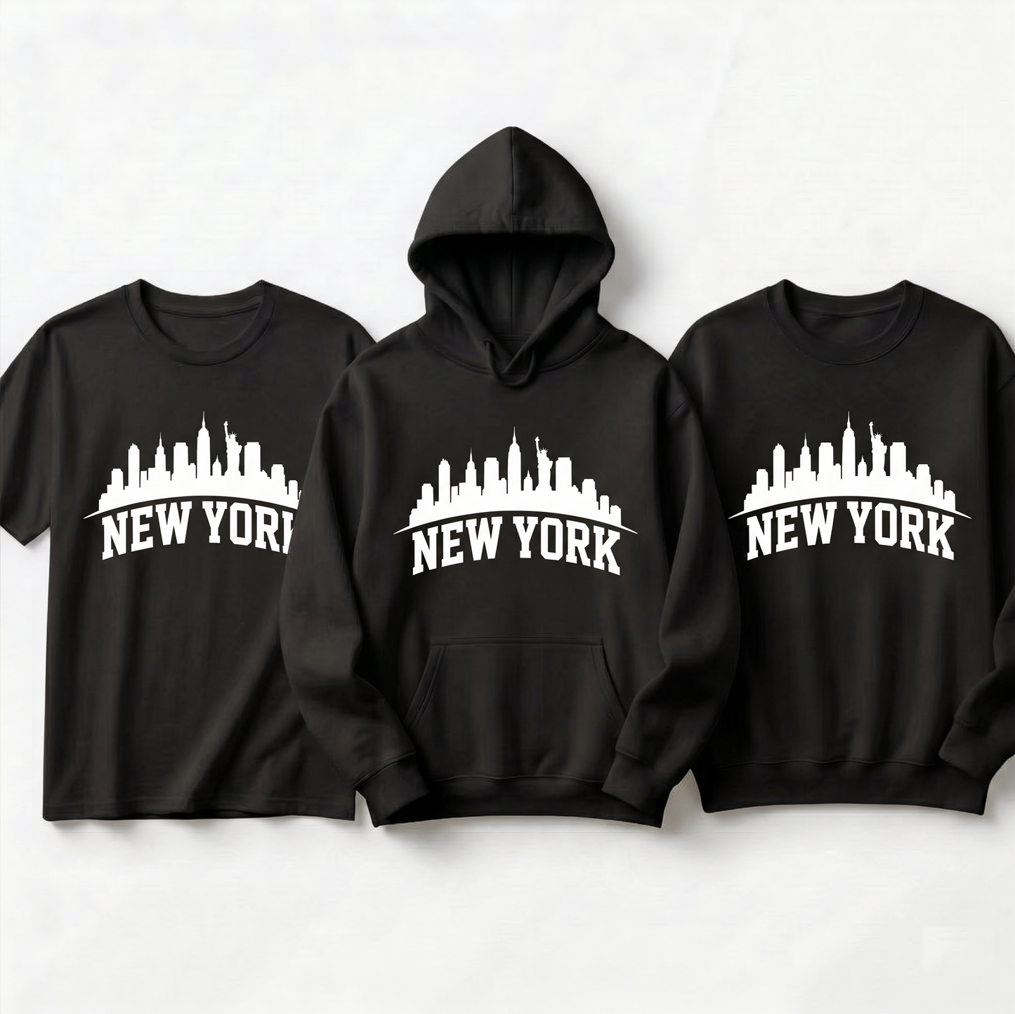 Custom City Skyline Hoodie, Personalized New York City Sweatshirt, Custom Travel Souvenir Apparel, Any City Skyline Shirt