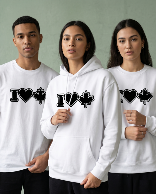 Personalized Maple Leaf Hoodie,Canada T-Shirt, Minimalist Canada Souvenir, Matching Canada Vacation Shirts, Custom Gift for Canadian