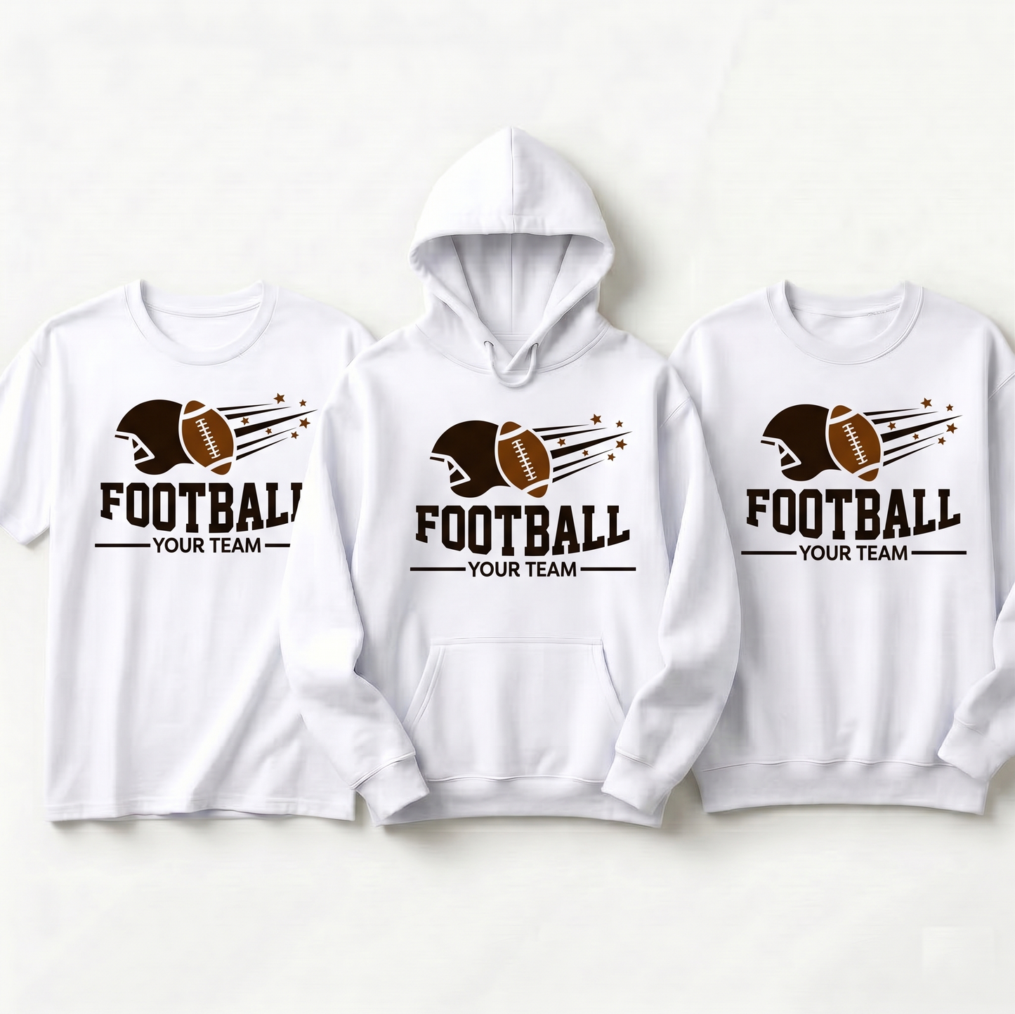 Custom Football Team Hoodie, Personalized Football Shirt with Team Name, Custom Football Player Sweatshirt, Football Mom Apparel