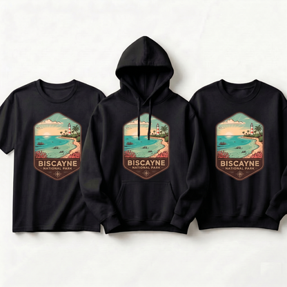 Custom Biscayne National Park Hoodie, Florida Shirt, Personalized Boating Gift, Vintage National Park Sweatshirt, Lighthouse Graphic Tee