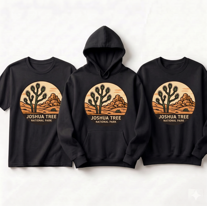 Custom Joshua Tree National Park Shirt, Vintage California Hoodie, Personalized Nature Lover Sweatshirt,  Retro Outdoor Adventure Apparel