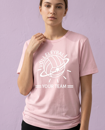 Custom Volleyball Team Shirts, Personalized Volleyball Hoodie, Matching Volleyball Apparel, School Sports Uniforms, Youth Volleyball Shirts