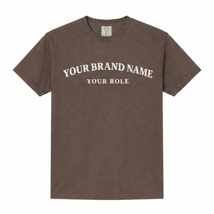 Custom Brand Name T-Shirt with Role