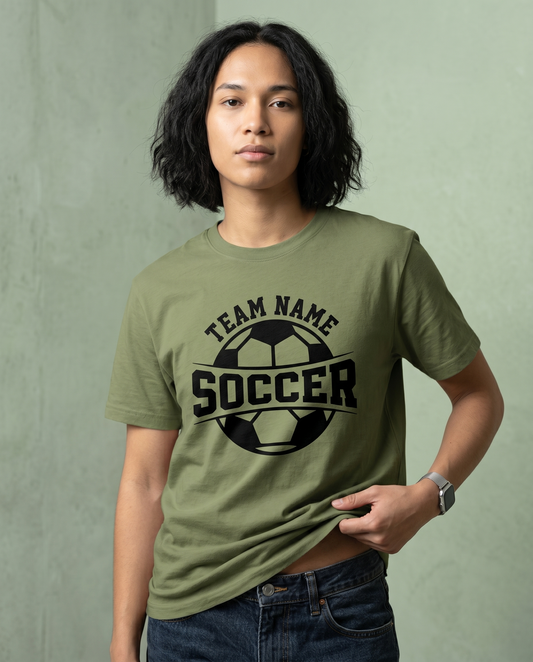 Custom Soccer Team Name Hoodie, Personalized Soccer Team tee, Custom Soccer Club Sweatshirt, Matching Soccer Team Apparel, Soccer Coach Gift