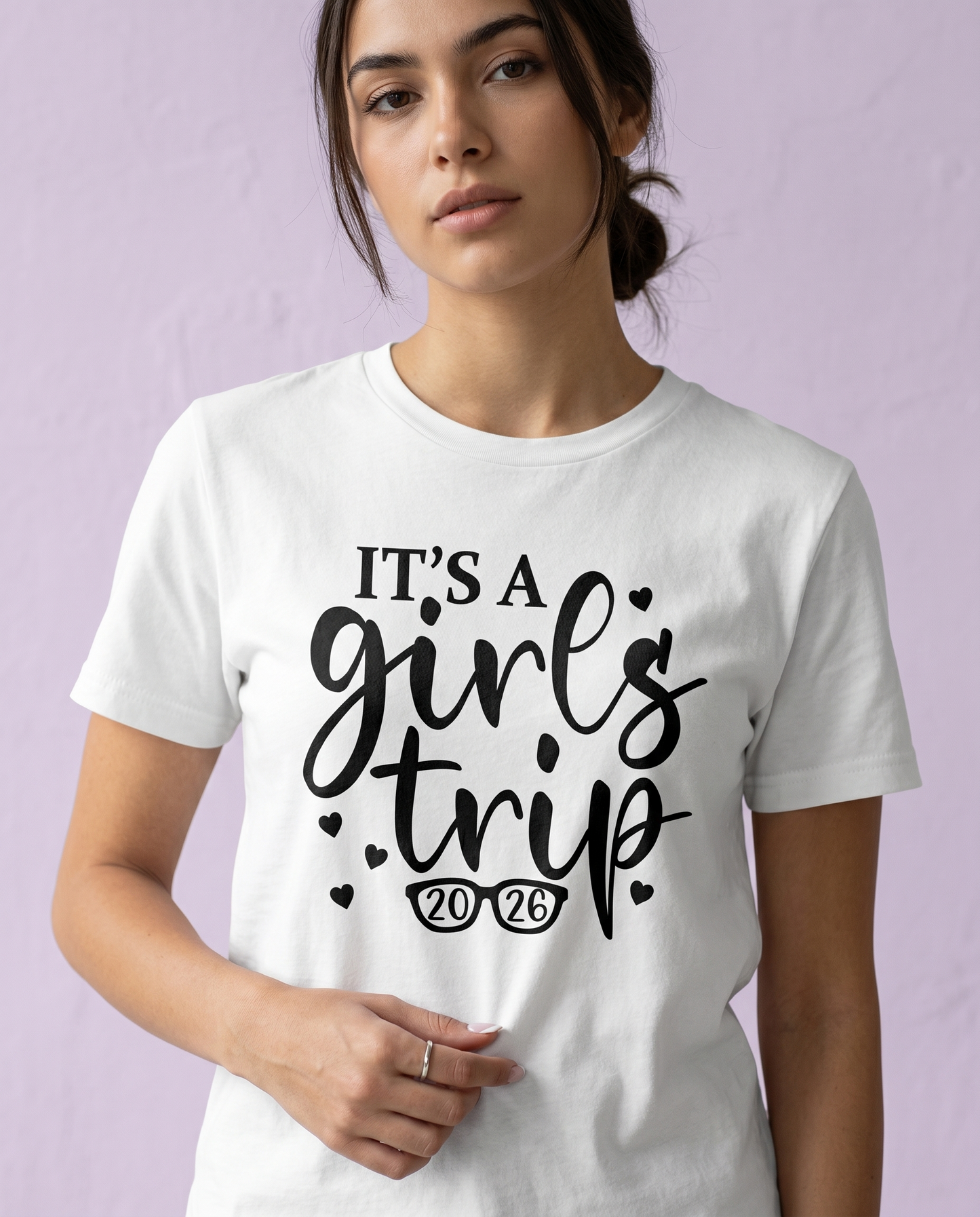 Custom It's a Girls Trip 2026 Shirt, Personalized Matching Girls Vacation Hoodie, Weekend Getaway Crewneck, Bachelorette Group Trip Tee