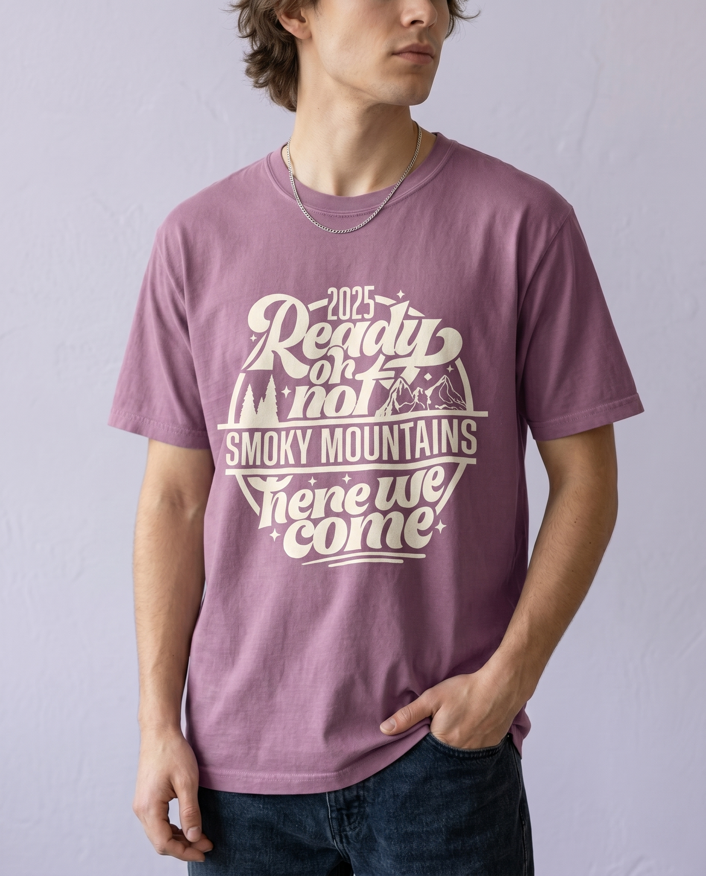 Smoky Mountains 2025 Family Vacation Shirts, Ready or Not Here We Come Matching Group Hoodies, Custom Smoky Mountain Trip 2026 Sweatshirts
