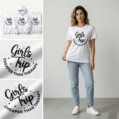 Custom Girls Trip 2026 Shirt, Personalized Girls Weekend Crewneck, Matching Travel Squad Gift, Bachelorette Party Tee