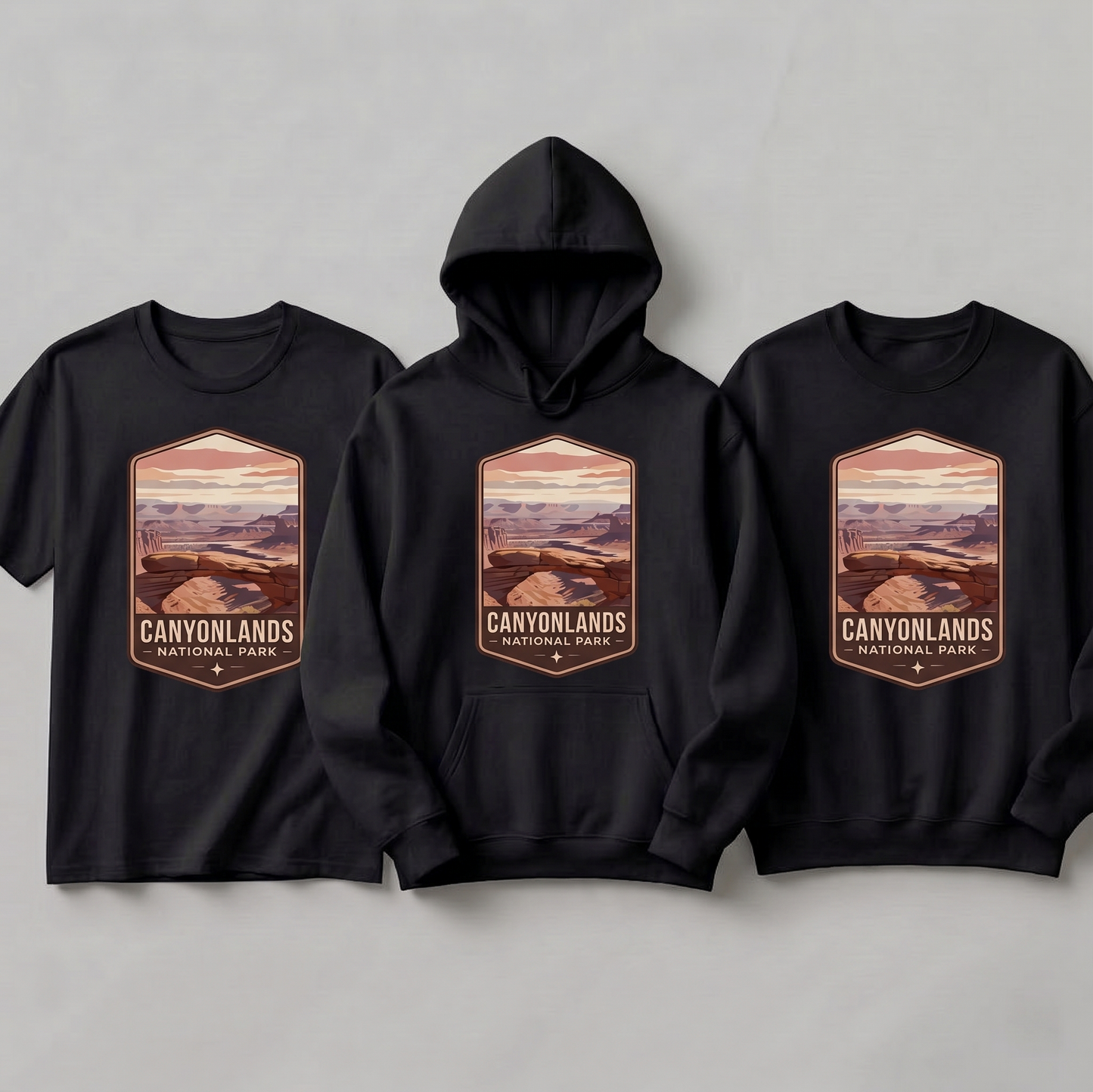 Custom Canyonlands National Park Hoodie, Retro Utah Shirt, Personalized Hiking Gift, Vintage National Park Sweatshirt, Mesa Arch Graphic Tee