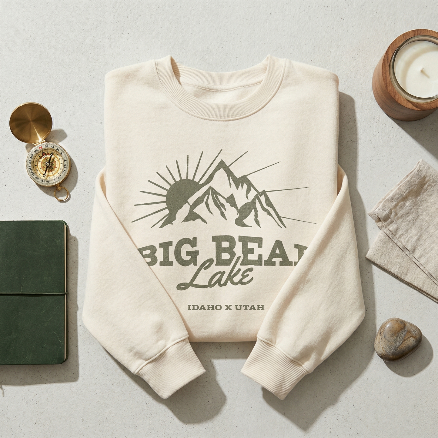 Custom Mountain Lake T-Shirt - Personalized Adventure Shirt - Big Bear Lake Souvenir Tee - Custom City and State Hiking Shirt