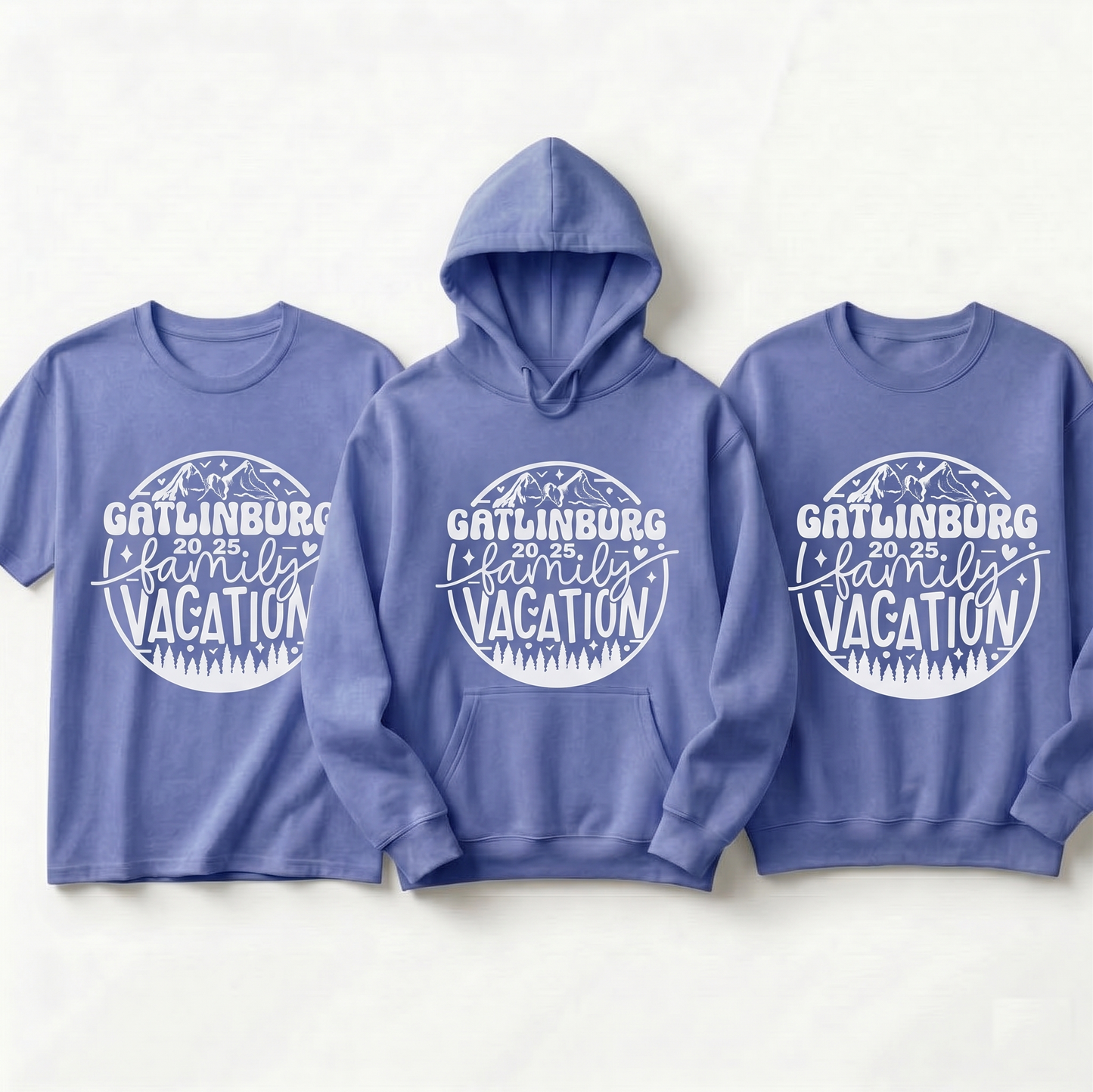 Custom Gatlinburg 2025 Family Vacation Shirts, Smoky Mountains Matching Group Hoodies, Personalized Gatlinburg Trip 2026 Sweatshirts