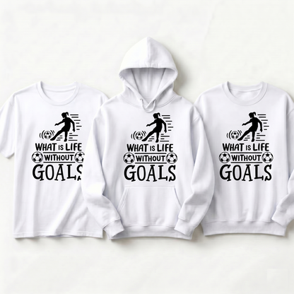 Personalized Soccer Player Gift - Girl Soccer Mom Hoodie - Motivational Soccer Apparel - Custom Soccer Team Gift - Football Goals Shirt