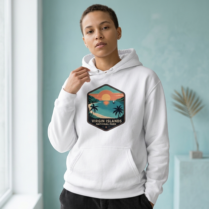Custom Virgin Islands National Park Hoodie, Personalized Tropical Gift, National Park Sweatshirt, Beach Sunset Graphic Tee