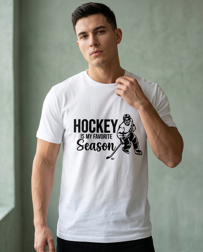 Custom Hockey Is My Favorite Season Hoodie, Personalized Hockey Shirt with Name, Hockey Player Sweatshirt, Custom Hockey Team Gift