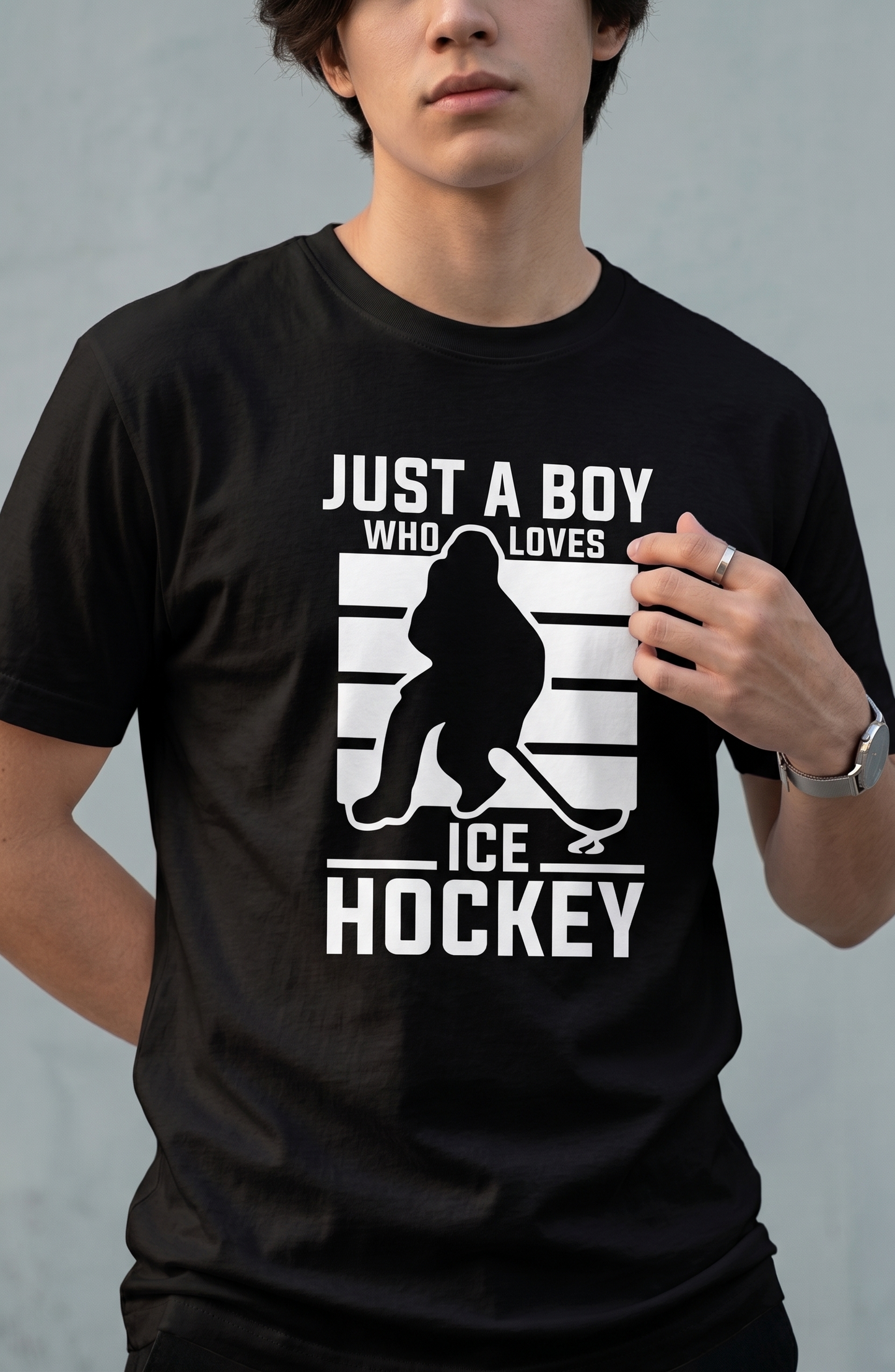 Custom Ice Hockey Hoodie for Boys, Youth Hockey Gift with Name, Hockey Player Sweatshirt, Custom Ice Hockey Team Apparel,