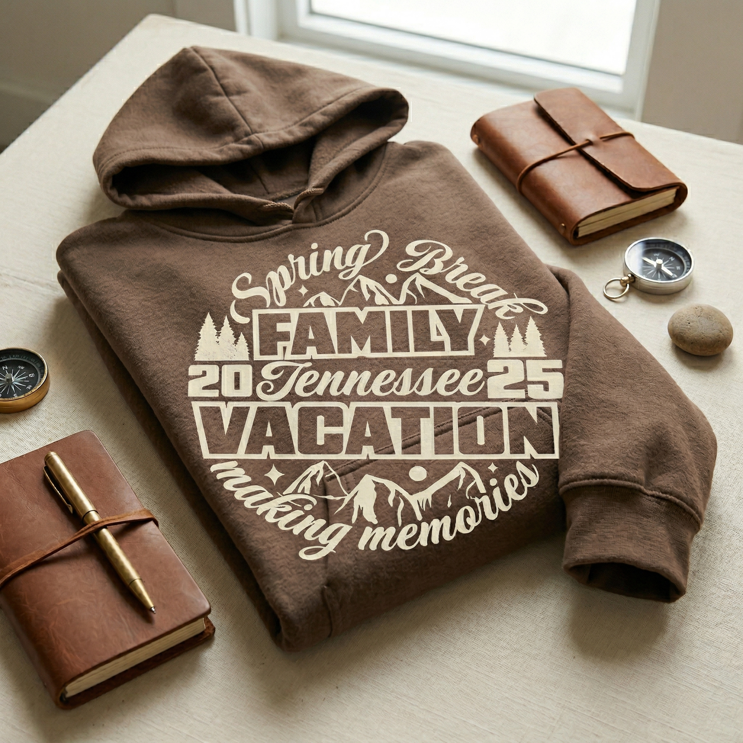 Custom Tennessee Family Vacation 2026 Shirt, Smoky Mountains Spring Break Tee, Personalized Mountain Trip Shirt