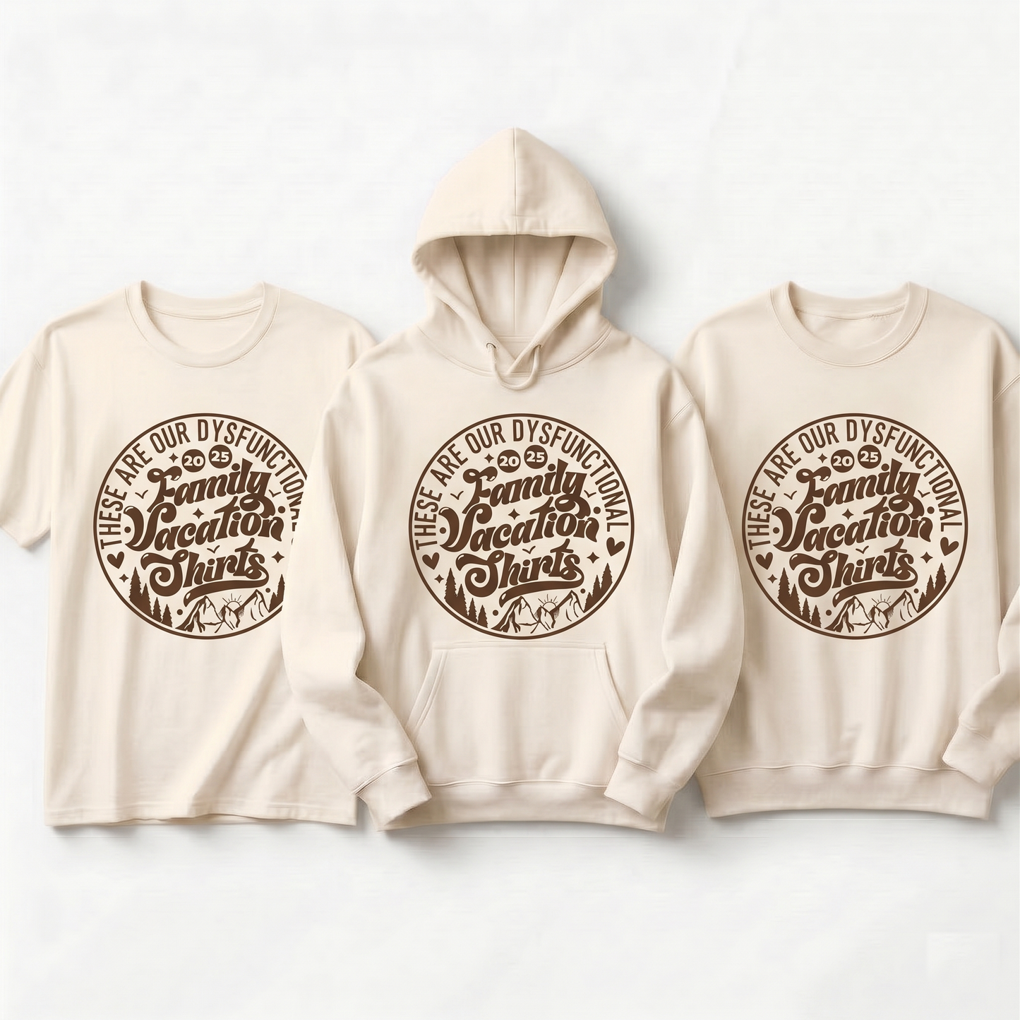 Custom Dysfunctional Family Vacation 2026 Shirt, Matching Family Trip Hoodie, Personalized Group Travel Sweatshirt, Matching Family Gift