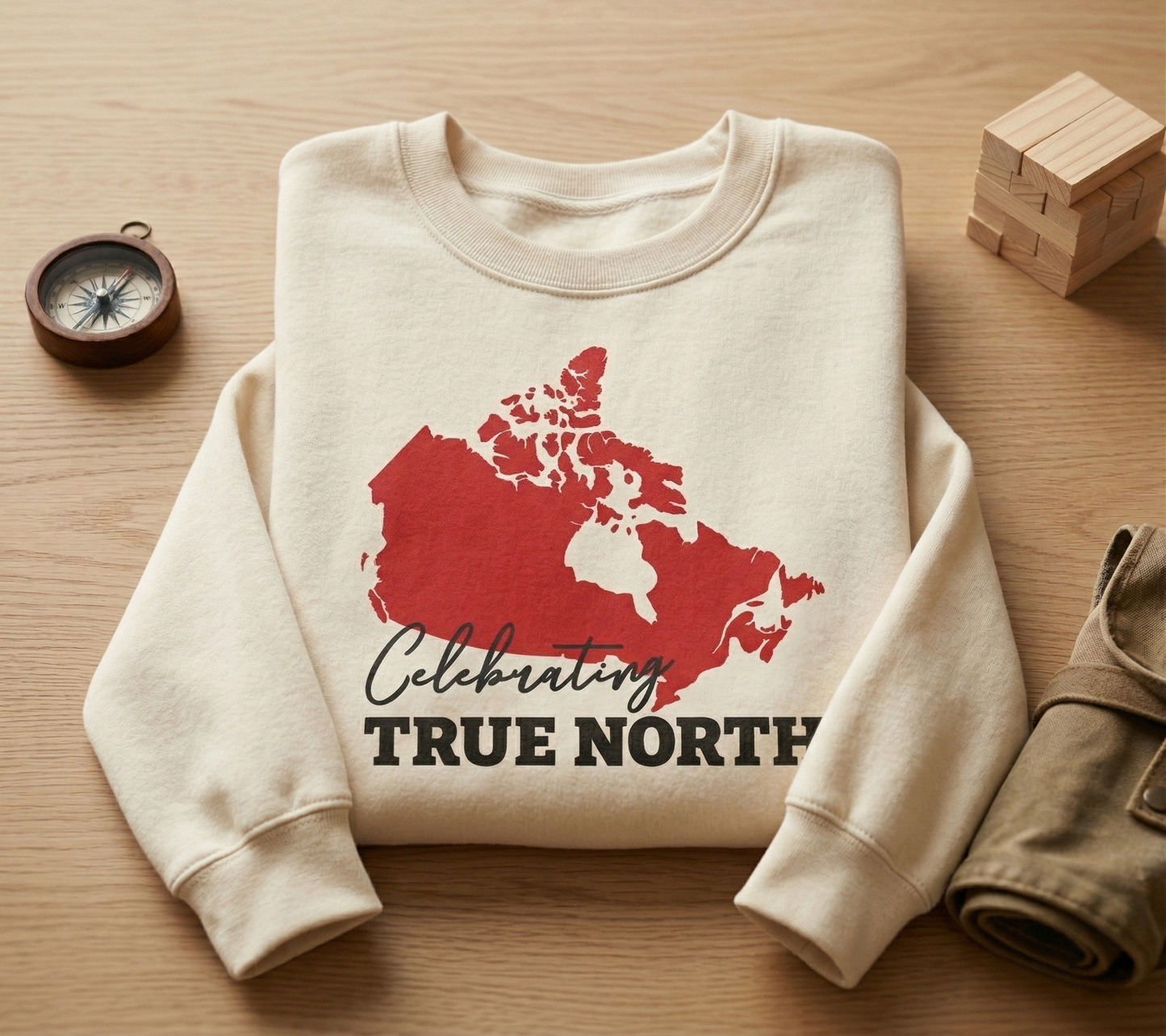 Custom Canada Map Sweatshirt, Celebrating True North Crewneck, Personalized Canadian Pride Sweater, Retro Canada Gift, Canada Souvenir