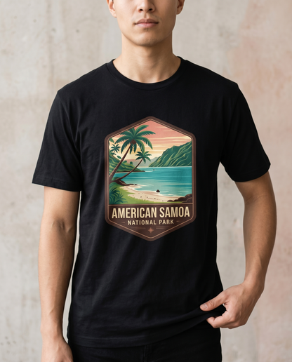 Custom American Samoa National Park Shirt, National Park Hoodie, Nature Sweatshirt, Personalized Travel Gift, National Park Badge Tee