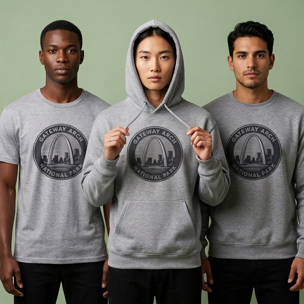 Gateway Arch National Park Hoodie, Personalized St. Louis Missouri Sweatshirt, Retro National Park T-Shirt, Custom Travel Gift