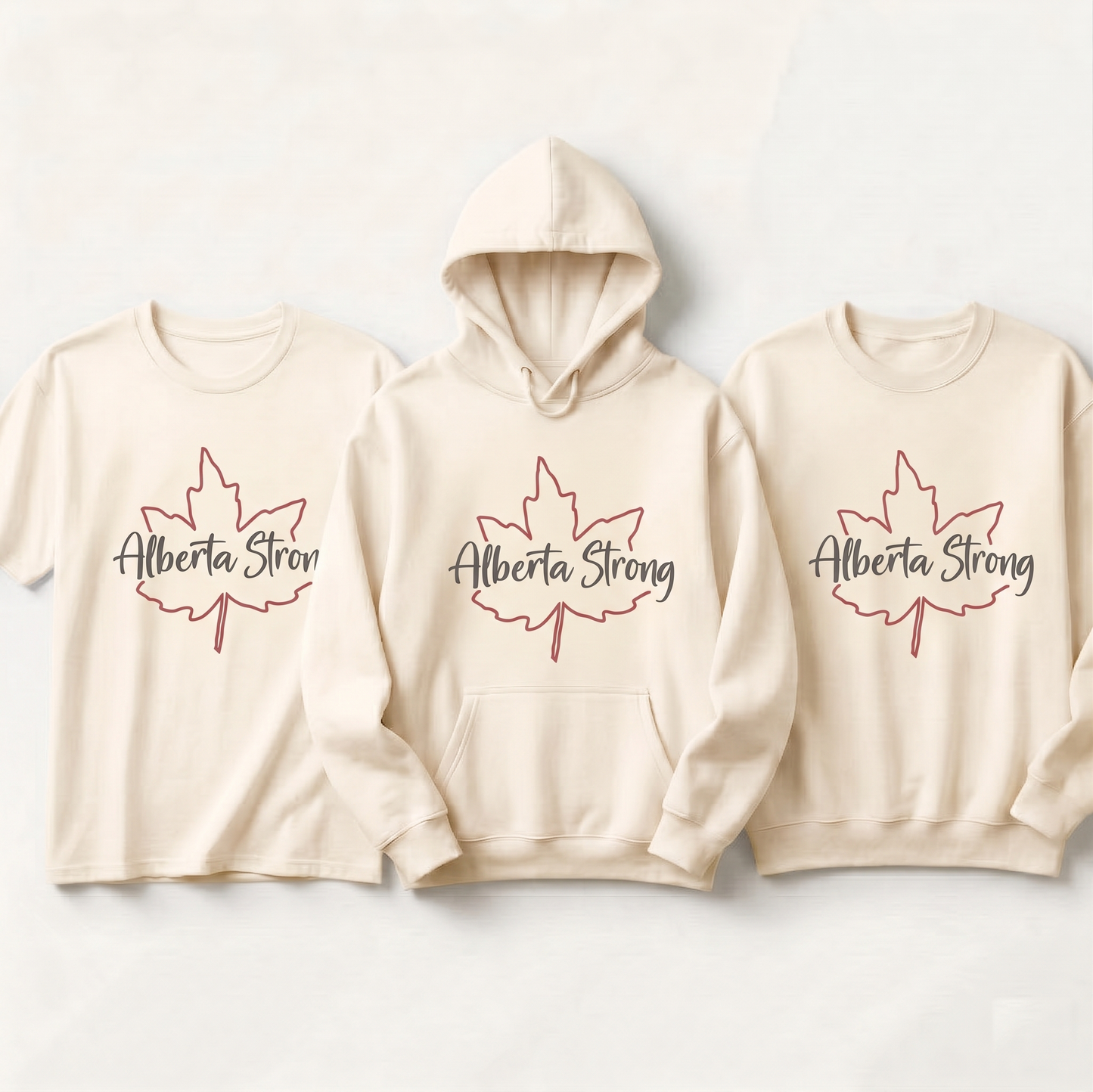 Custom Alberta Strong T-Shirt, Hoodie, or Sweatshirt | Personalized Canadian Graphic Tee | Alberta Gift | Unisex Minimalist Comfort Wear