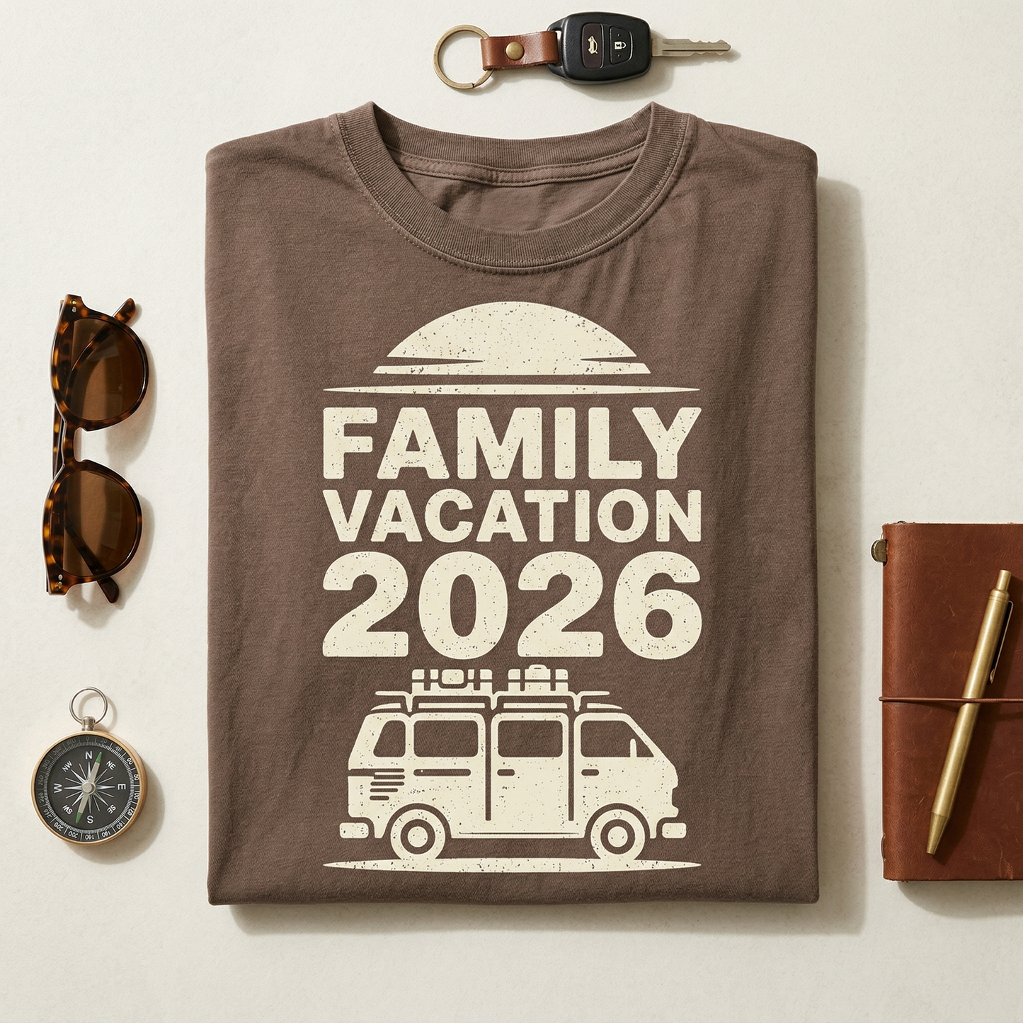 Custom Family Vacation 2026 Sweatshirt, Vintage Road Trip Crewneck, Matching Family Camping Pullover, Mountain Trip 2026 Shirt