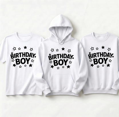 Custom Birthday Boy Shirt, Personalized Birthday Boy Hoodie, Custom Birthday Sweatshirt, Birthday Gift for Boys, Personalized Birthday Tee
