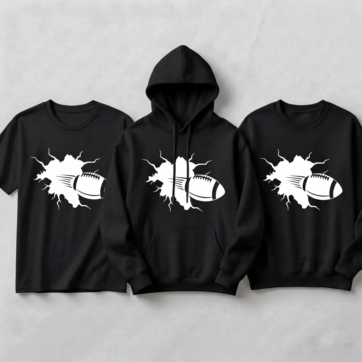 Custom Football Breakthrough Shirt, Personalized  Hoodie, Football Sweatshirt, Sports Team Apparel, Custom Player Name Football Tee