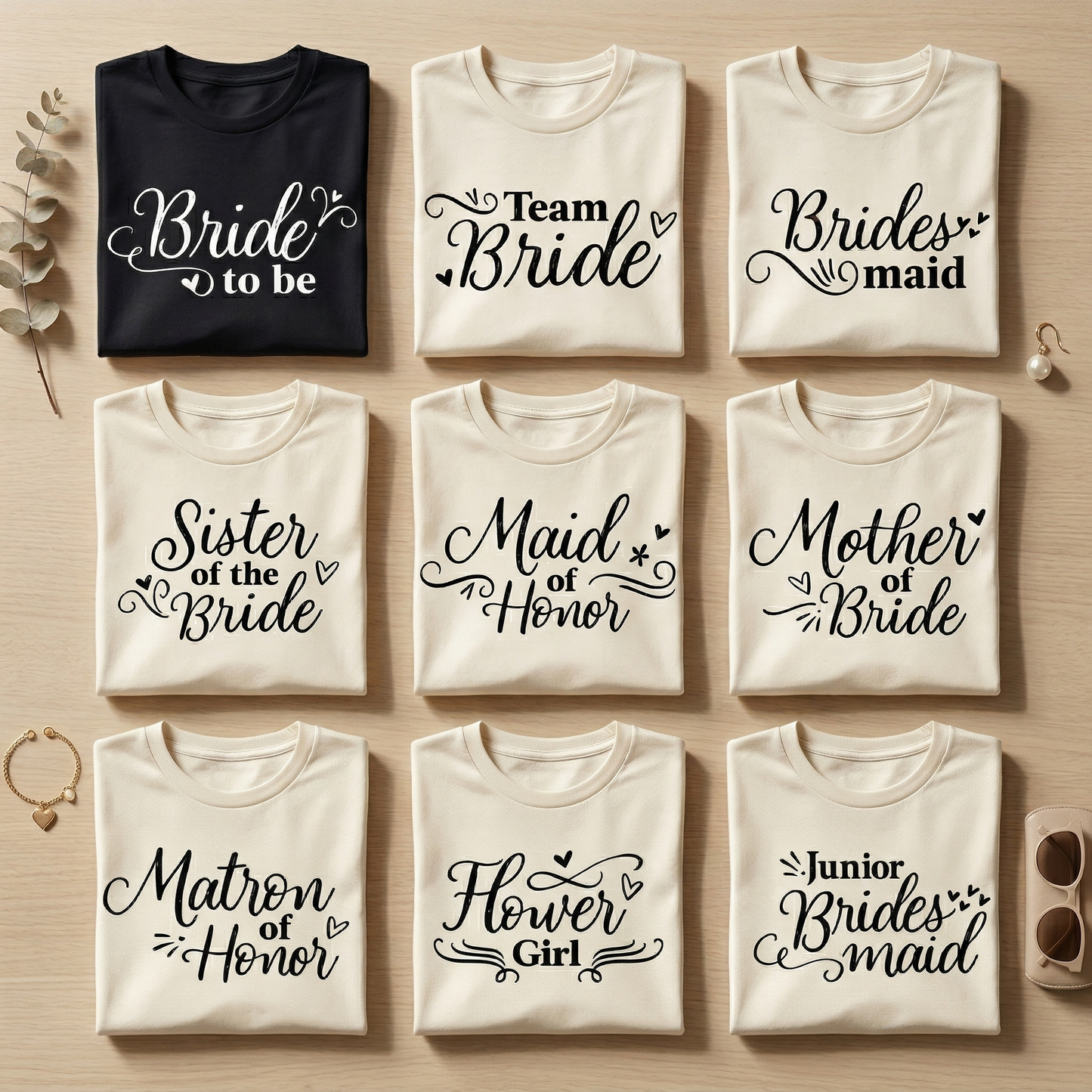 Custom Bachelorette Party Shirts, Personalized Bride Tee, Matching Bridesmaid Shirts, Mother of the Bride Gift, Bridal Party Squad Outfits