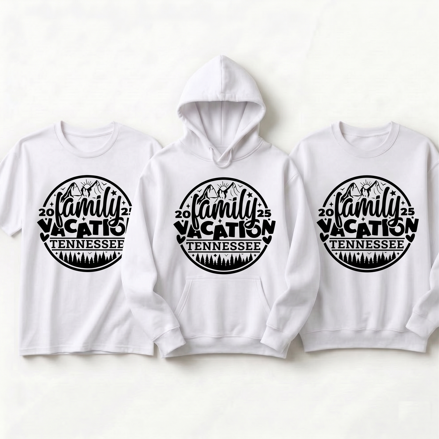 Custom Tennessee Family Vacation 2026 Shirt, Personalized Smoky Mountains Trip Hoodie, Tennessee Vacation Matching Group Sweatshirt