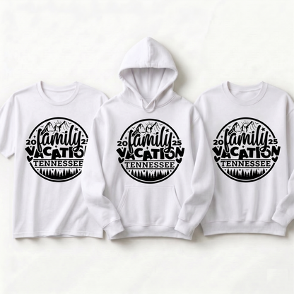 Custom Tennessee Family Vacation 2026 Shirt, Personalized Smoky Mountains Trip Hoodie, Tennessee Vacation Matching Group Sweatshirt