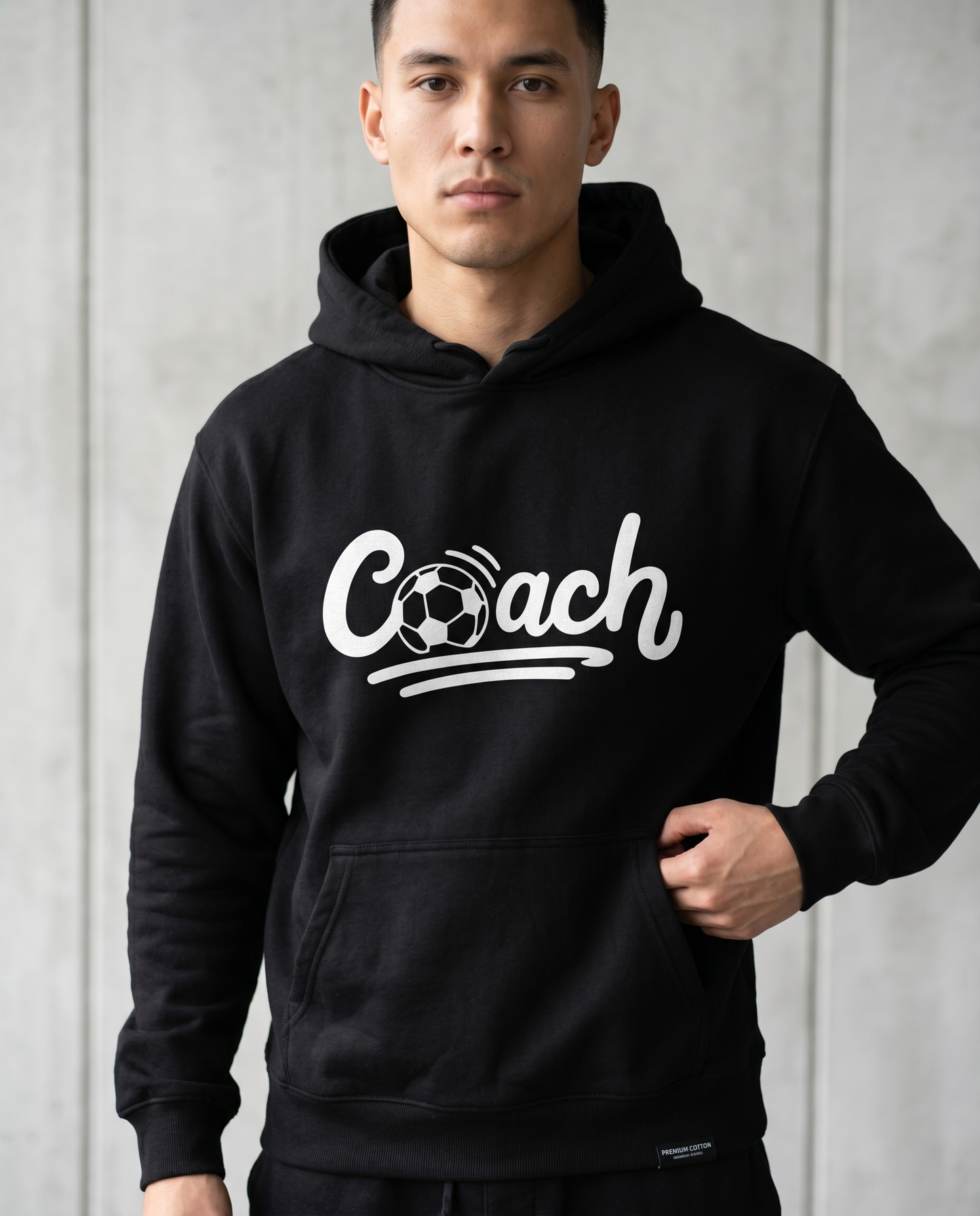 Custom Soccer Coach Shirt with Name, Personalized Soccer Coach Hoodie, Football Coach Sweatshirt, Coach Gift, Team Spirit Wear