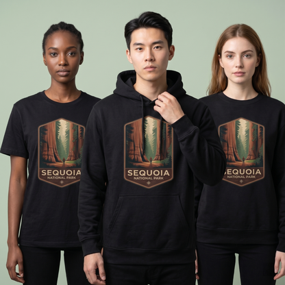 Custom Sequoia National Park Hoodie, Retro California Shirt, Personalized Hiking Gift, National Park Sweatshirt, Giant Forest Graphic Tee