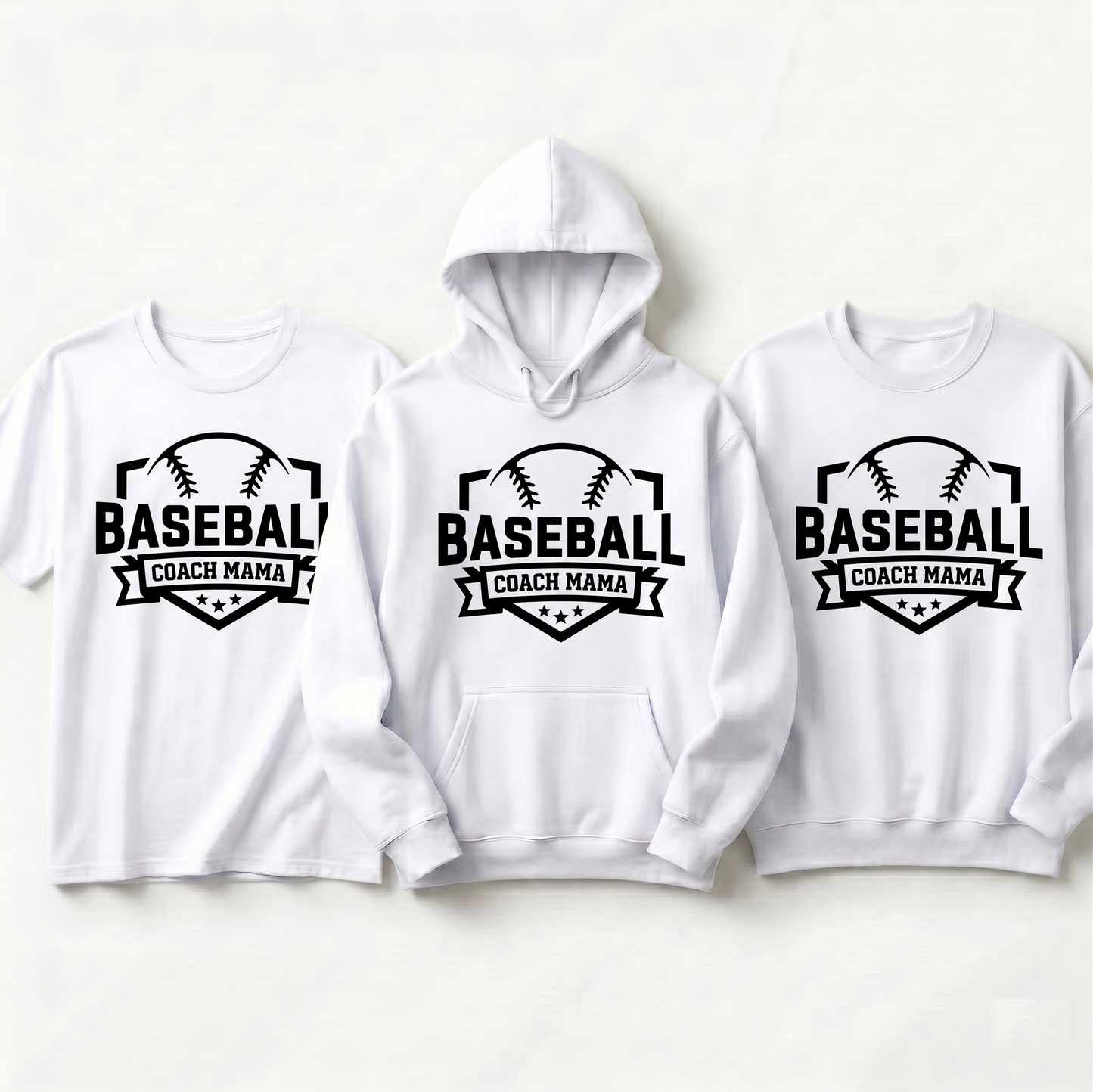 Custom Baseball Coach Mama Shirt, Personalized Baseball Mom Hoodie, Custom Team Name Baseball Sweatshirt, Baseball Coach Gift