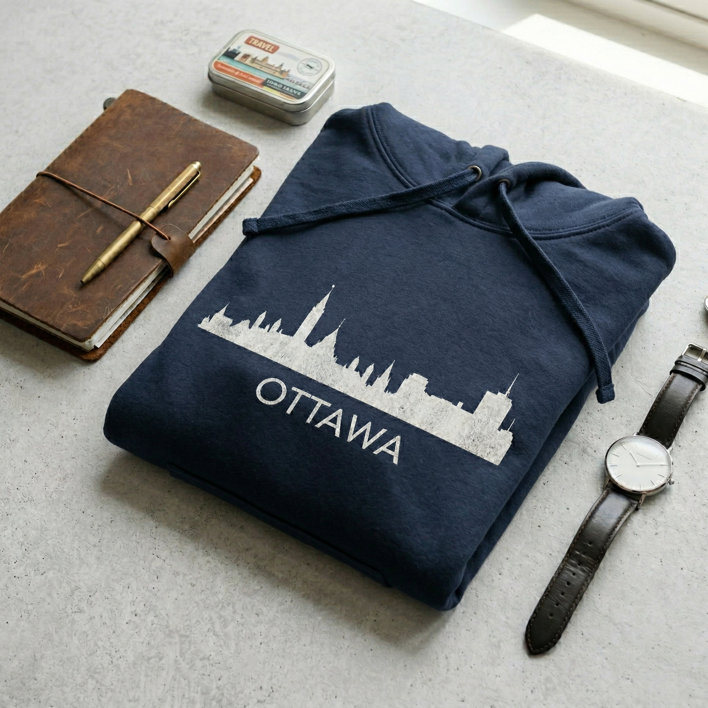 Custom Ottawa Skyline Hoodie | Personalized Ontario Sweatshirt | Canada Capital Hometown Pride Sweater | Canadian Travel Souvenir Gift