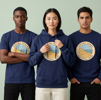 Custom Indiana Dunes National Park Shirt, Vintage Nature Hoodie, Retro Hiking Sweatshirt, National Park Souvenir Apparel