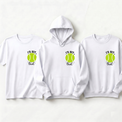 Custom Tennis Team Gift, Funny Tennis Player Shirt, Tennis Coach Gift, Sassy Tennis Lover Pullover, Varsity Sports Humor