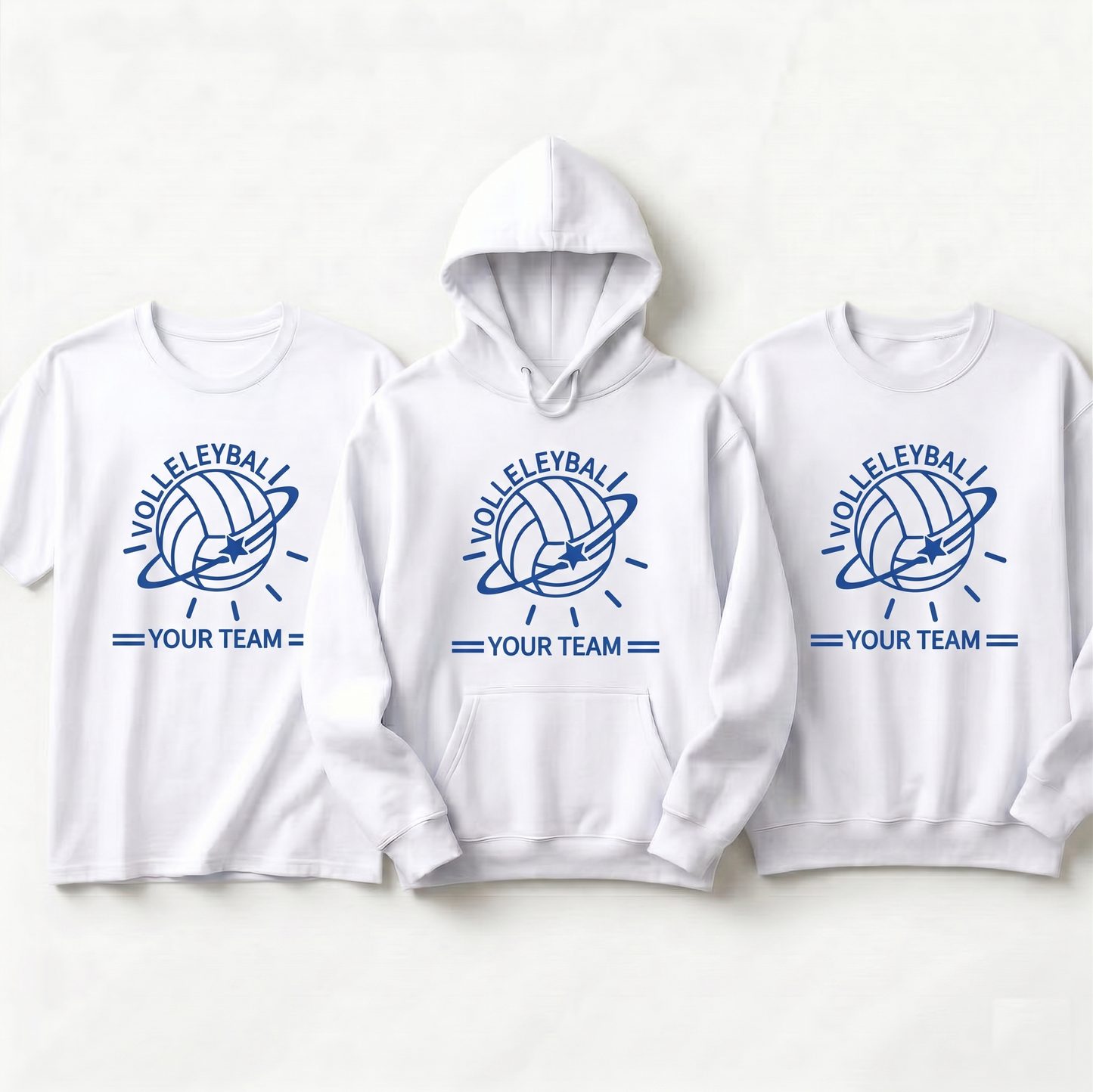 Custom Volleyball Team Shirts, Personalized Volleyball Hoodie, Matching Volleyball Apparel, School Sports Uniforms, Youth Volleyball Shirts