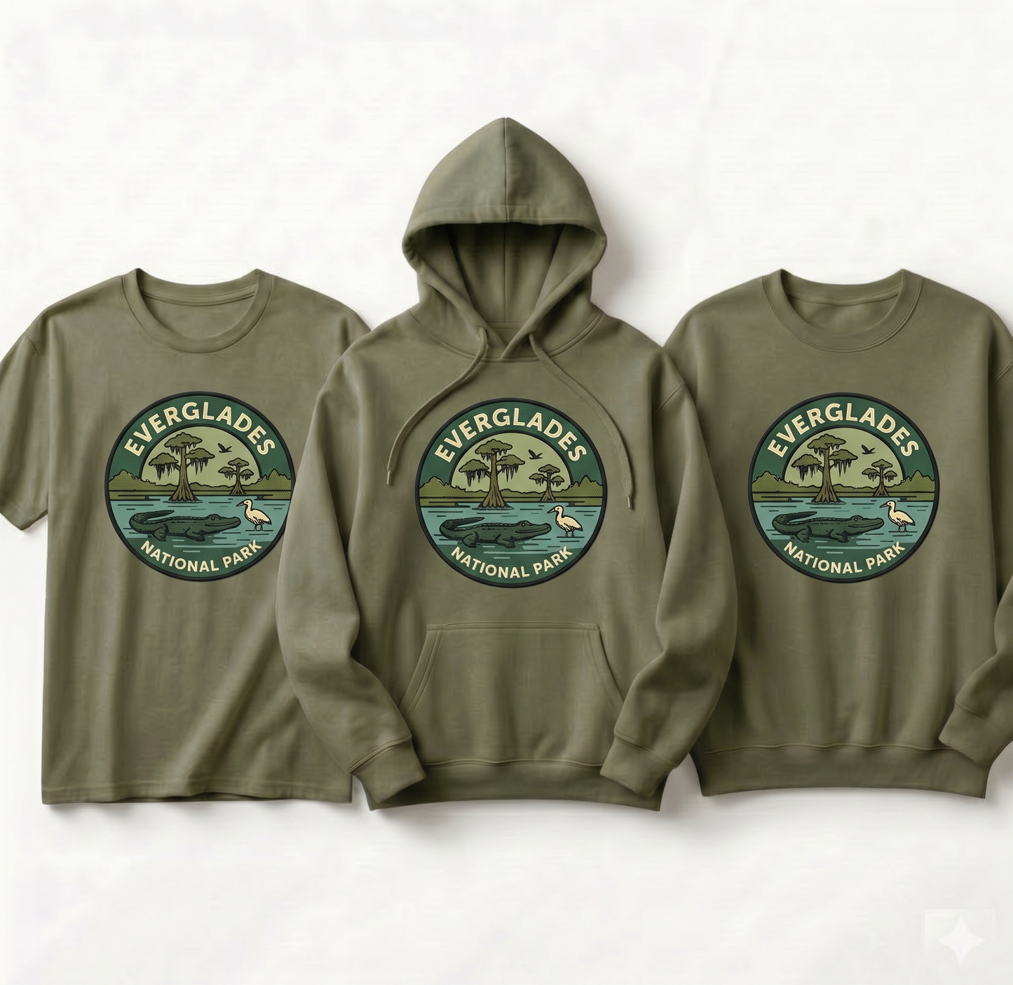 Custom Everglades National Park Shirt, Vintage Florida Hoodie, Retro Wildlife Sweatshirt, Alligator National Park Souvenir Apparel