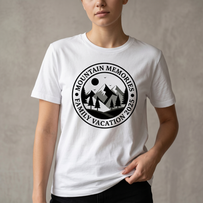 Custom Mountain Memories 2025 Family Vacation Shirts, Personalized Mountain Trip Matching Hoodies, 2026 Family Reunion Sweatshirts